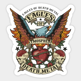 eagles of death Metal and roses Sticker